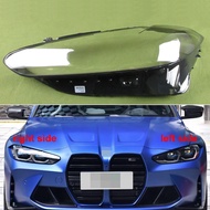 For BMW 4 Series M4 F32 F33 F36 2020 2021 Headlamp Cover Transparent Headlight Shell Lens Plexiglass