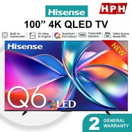 [NEW] Hisense 100 Inch QLED 4K Smart TV / 144Hz / Dolby Vision Atmos / HDR 10+ 100Q6Q