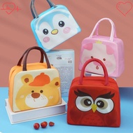 FAVORITEGOODS Insulated Lunch Box Bags, Portable Thermal Bag Cartoon Lunch Bag, Non-woven Fabric Lunch Box Accessories Tote Food Small Cooler Bag