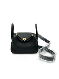 Hermes Mini Lindy II G Stamp黑金