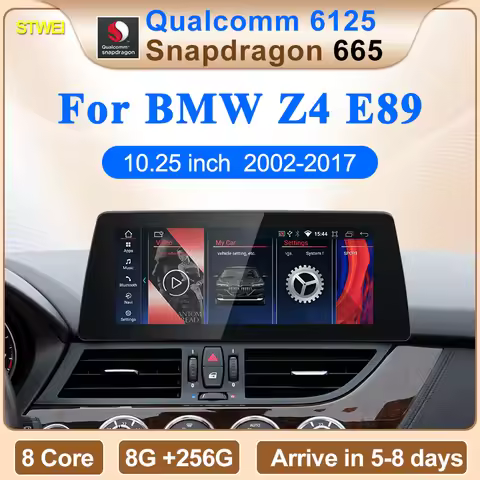 STWEI Qualcomm Snapdragon 665 6125 Andorid14 Wireless Carplay Auto Screen For BMW Z4 E85 E86 E89 CIC