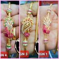 Thali kodi moppu chain 1 gramgold plated(Ready Stock)