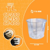 Cup Bekas Plastik Brand TL Bekas Cocktail Bekas Jagung Manis DIsposable Plastic Cup TL CT290 TL CT-3