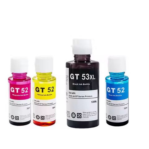 GT53XL GT52 Refill Ink For HP GT5820 GT411 GT582 GT410 518 519 510 531 672 726 755 798 Printer Refil