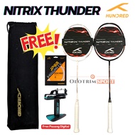 HUNDRED NITRILE THUNDER 4U 5U 32LBS Original Badminton Racket