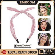Fashionable Laser Surface Headband Soft Wide-brim Rabbit Ear Hairband New Laser Surface Headband