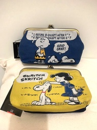 🌸特價 ⭐️日本 Snoopy  bag 口金包 / 化妝袋 （桐生織）