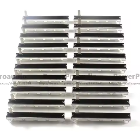 20pcs For Yamaha MG124CX Mixer Fader / Dual Potentiometer A20K Handle Length 15MM 6 feet 75MM / 20KA