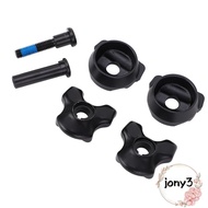 JONY Bicycle Seat Post Clamp, 7 X 7mm Aluminum Alloy Bike Seat Tube Clamp, Durable with Install Scre