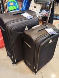 全新布面kangol行李箱，可以加大，密碼鎖，飛機輪，如照片，原價2830元，現在28吋1680元，只有黑色不議價，自取地點板橋區江子翠捷運站五號出口
