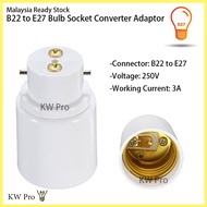 B22 to E27 Bulb Socket Converter Adaptor/ Lamp Socket Converter Socket Lampu/ Penukar Pemegang Lampu