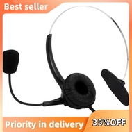 RJ9 Call Center Headphone Monaural Headphone Noise Reduction Headset Call Headphone with Mic