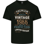 Premium Vintage 59Th Birthday 1966 Mens Cotton T-Shirt Tee Top