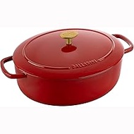 BALLARINI Bellamonte Cast Iron 5-qt Oval Dutch Oven - Pomodoro Red