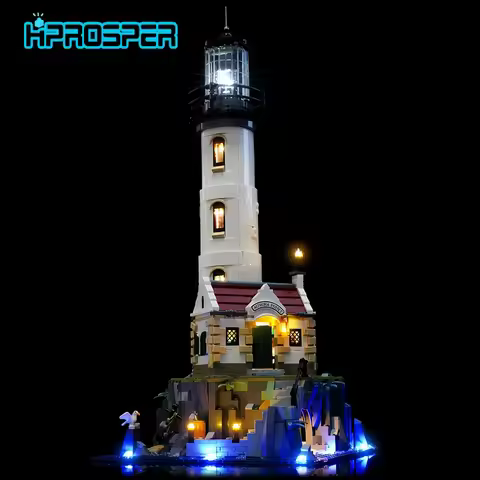 Hprosper LED Lights For LEGO 21335 Electric Lighthouse Decorative Lamp With Battery Box (Not Include