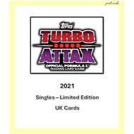 Topps F1 Turbo Attax 2021 - Limited Edition - UK Cards