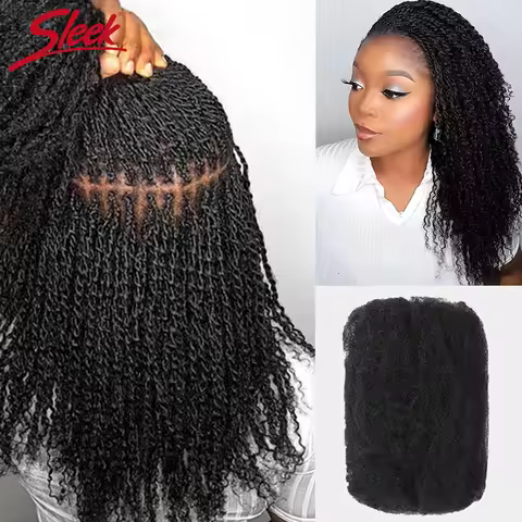Sleek Ship From US Afro Kinky Curly Bulk Human Hair For Braid Twists QVR Peruvian Hair for Dreadlock