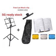 Folding Music Stand  Tripod Music score Stands with Holder Height Adjustable with Carrying Bag