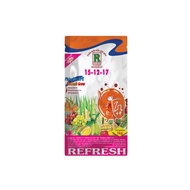 Phân bón NPK 3 màu 15-12-17 chuyên cho hoa và cây kiểng 1kg và 200gr