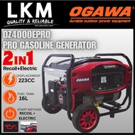 OGAWA PRO SERIES GENERATOR | 223cc | Recoil & Electric Start | Single Phase - DZ4000EPRO