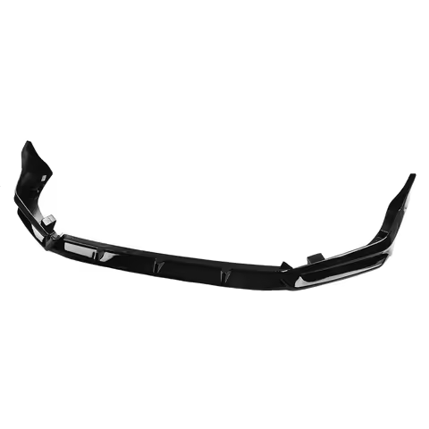 Front Bumper Spoiler Lip Blade + Lower Side Splitter Corner Cover For Honda Civic 11th Gen 2022-2024