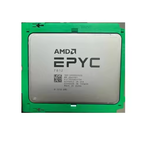Bulk EPYC 7B12 CPU Rome 100-000000020 64 Core 128 Thread 2.25 GHz / 3.30 GHz 240W for Server