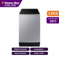 Samsung เครื่องซักผ้าฝาบน Inverter 13 kg (สี Lavender Gray) รุ่น WA70F13E4LST
