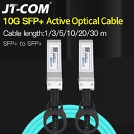 JT-COM 1ม./3ม./5ม./10ม./30ม. SFP + 10Gb AOC โมดูล SFP 10G 30-Meter Active Optical Cable เข้ากันได้กั
