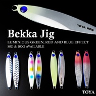 TOYA BEKKA JIG FAST JIG LIGHT JIG 80G 100G # KAIDO BODY SHAPE # JIG TENGGIRI # SIMILAR STARLIT PROZ 