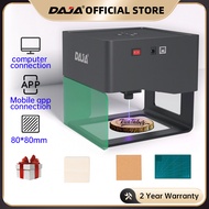 DAJA DJ6 Laser Engraver Mini Porable Laser Engraving Machine 3000mw Fast Logo Mark Printer Cutter Wo