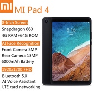 Used Tablet Xiaomi MI Pad 4 Tablet 90% New 8.0 Inch Android Tablet WIFI LTE 4GB+64GB HD Display 6000