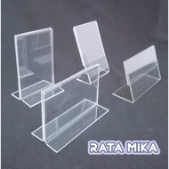 Acrylic Display Card Display/ Table Number/ 6 x 9.5 cm