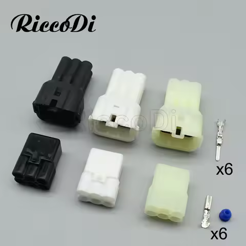 1-20Kit Sets Sumitomo 6 Pin HM 090 Male Female Motorcycle Connector Electrical Connector Fit Toyota