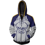 Anime Fate Grand Order FGO Saber Hoodie Cosplay Costume Jacket