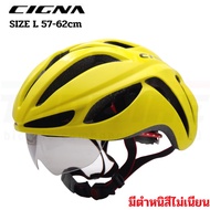 There Is A Defect. The Color Not Beautiful. Bicycle Helmet With Glasses CIGNA Black
