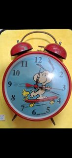 Snoopy1965游絲上鍊鬧鐘