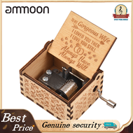 Hộp Nhạc Bằng Gỗ Cổ Điển Hộp Gỗ Quay Tay Kích Thước Lòng Bàn Tay Hộp Nhạc Dụng Cụ Âm Nhạc Bằng Gỗ Ch