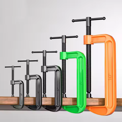 C Type G-shaped Clip Clamp 1"2" 3" 4" 5" Portable Mounting Heavy-Duty Thickened Adjustable Woodworki