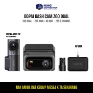 DDPAI Z60 3 Channel / Z60 Dual + 4G Kit / Z60 Dual - READY STOCK, Built in GPS 4K Dash Cam
