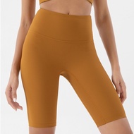 Air active Yoga Leggings Knee Length Shorts Sports Pants High Waist Thread