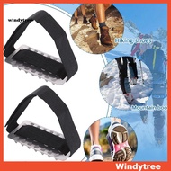 [W&T]  Snow Traction Spikes Adjustable Snow Cleats 2/4/6 Pcs Ice Cleats Shoes Crampons with 26 Steel