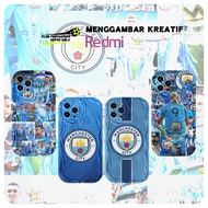 Redmi Manchester City MCI Football Casing soft Contest Drop-resistant Adaptation Protector Redmi 10 