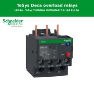 Schneider Electric Thermal overload relay รุ่น Tesys Deca 690VAC 7 to 10A 1NO+1NC class 10A screw cl