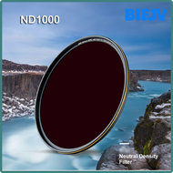 BIFJV 52mm 58mm 62mm 67mm 77mm 82mm ND 1000 Neutral Density Fader Camera Lens Filter FOR Canon nikon EOS 1100D 700D 650D D5200 D5300 BOEIV