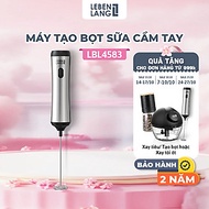Máy đánh bọt cafe cầm tay Lebenlang LBL4583, sạc điện tiện lợi, công suất 10W,  hàng chính hãng - bả