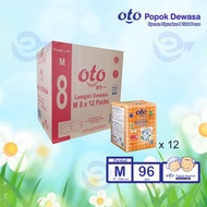OTO Popok Dewasa Adult Diapers model Lem Perekat ukuran M / L isi 8 pcs x 12 ( 96 s )