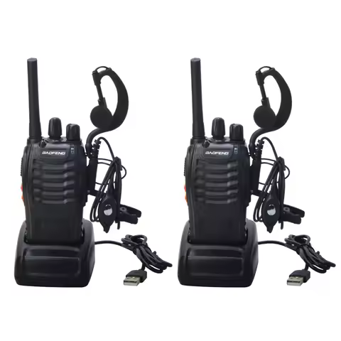2pcs Baofeng Walkie Talkie BF-88E PMR 0.5W 16CH UHF 446.00625-446.19375MHz 12.5KHz Channel Separatio