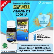 My Well Vitamin D3 1000iu - 20 Tablets Vitamin D Supplement
