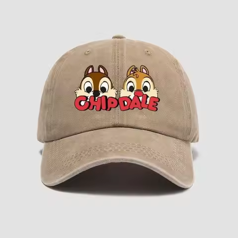 Cute Cartoon Merchandise Chip Dale Hat for Men and Women Fashionable Versatile Sweet and Simple Casu
