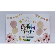 Wedding Card | Invitation Card | Birthday Card | Rainbow Printing | A5 Size| 50 Pcs